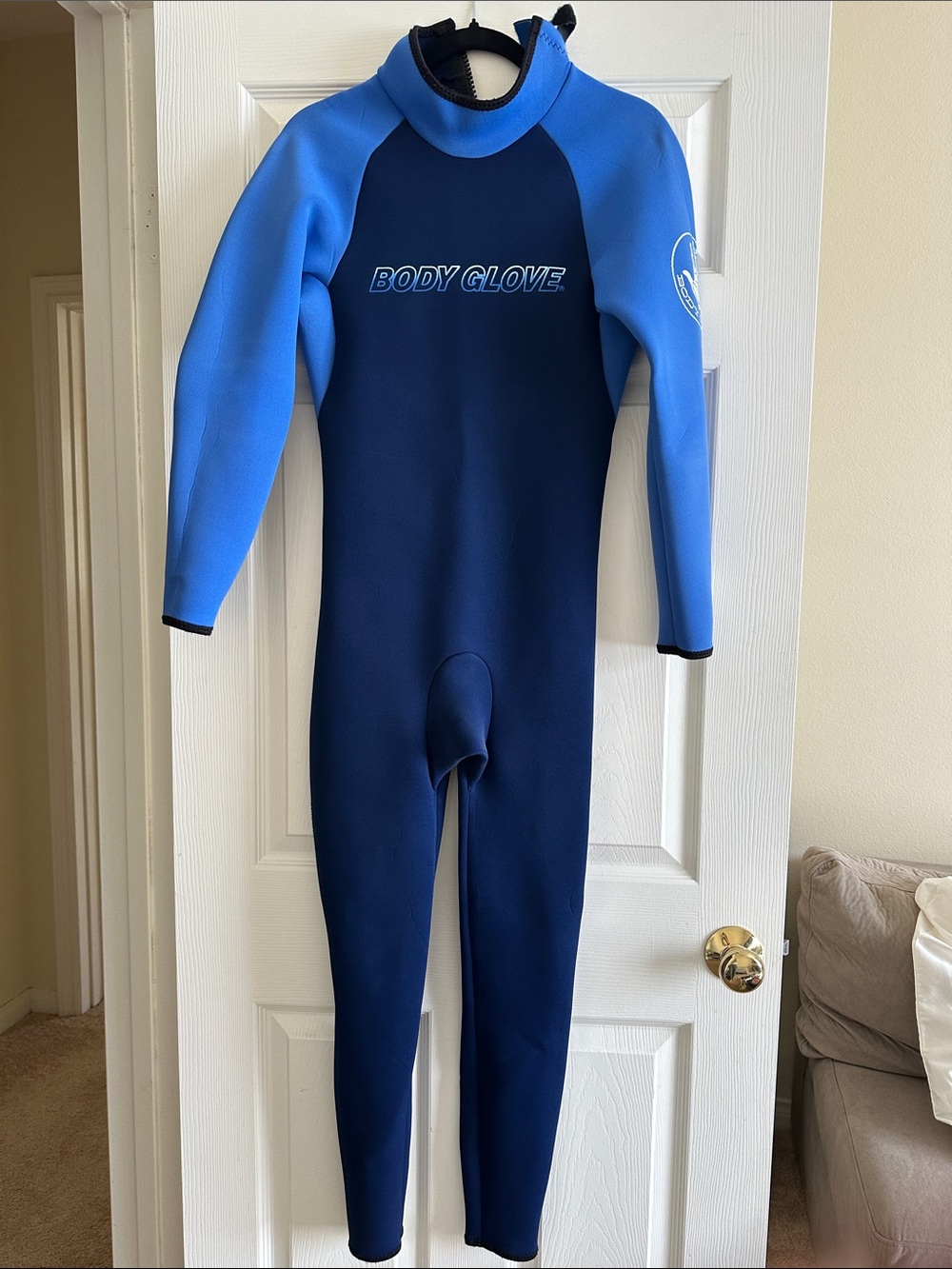 Body Glove Men’s Rash Guard Suit - Navy & Light Blue
